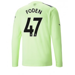 Manchester City Phil Foden #47 Tredje Tröja 2022-23 Långärmad